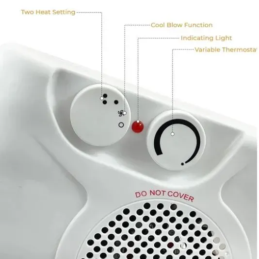 Electric heater (fan heater) LQ-901 2000W Tbilisi