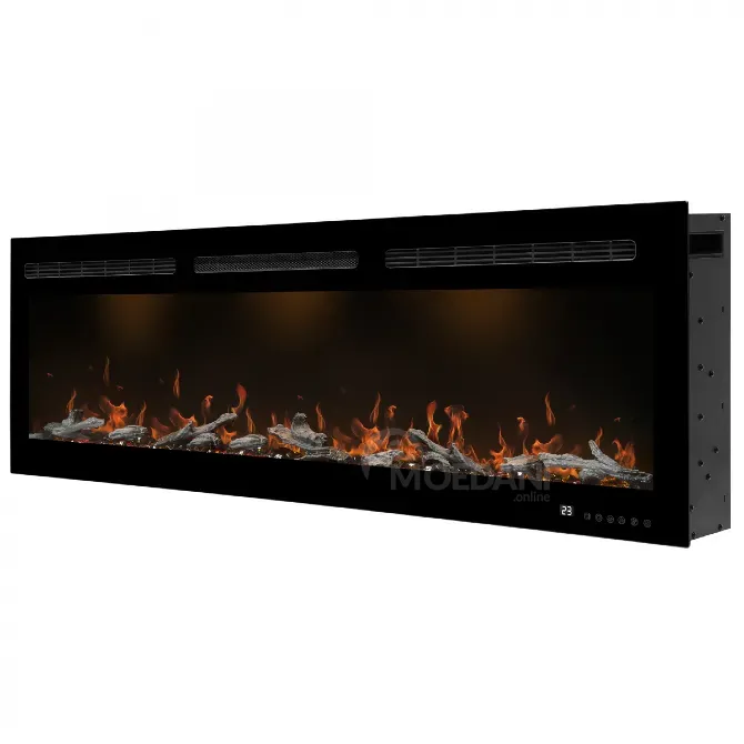 Встраиваемый электрический обогреватель с эффектом огня Royal Thermo Allira Rtfp/W- Al60Ls 25 м² Тбилиси - изображение 1