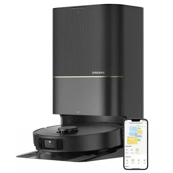Робот-пылесос Dreamx40 Ultra, полностью черный, модель RLX63CE. Тбилиси