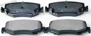 სამუხრუჭე დისკის ხუნდები  hundebi Denckermann B111251 თბილისი