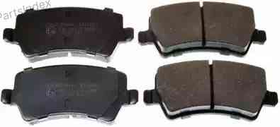 სამუხრუჭე დისკის ხუნდები  hundebi Denckermann B111043 თბილისი