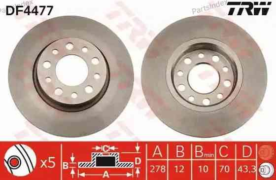 Диск тормозной TRW DF4477 Тбилиси