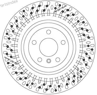 სამუხრუჭე დისკი oporni diski TRW DF6835S თბილისი - photo 1
