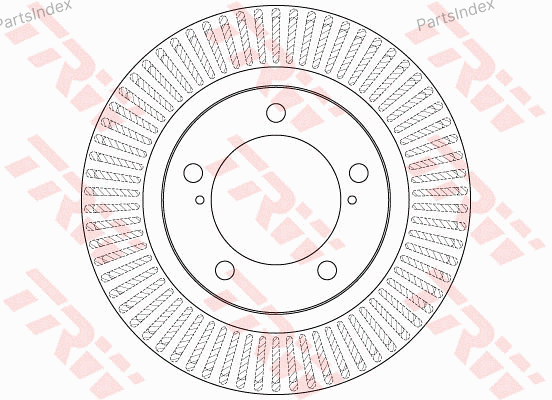 Диск тормозной TRW DF6239S Тбилиси