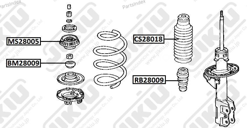 Strut Mount Bearing Jikiu BM28009 Tbilisi - photo 2
