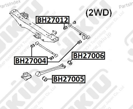 Сайлентблок Jikiu BH27006 Тбилиси - изображение 1