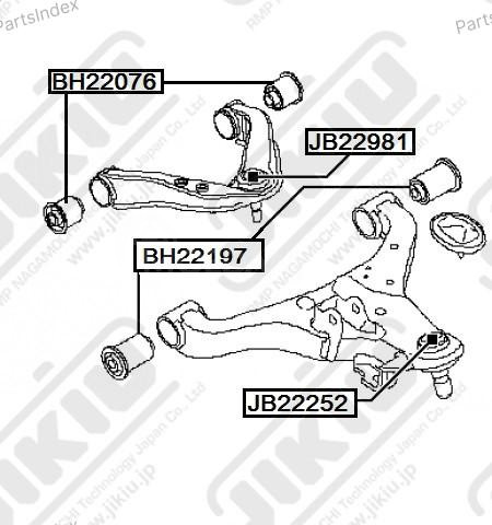 Опора шаровая подвески Jikiu JB22252 Тбилиси - изображение 2