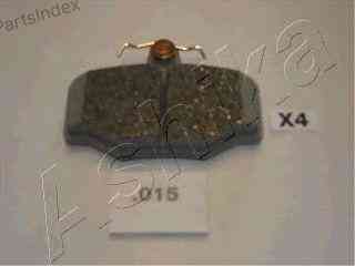 სამუხრუჭე დისკის ხუნდები  hundebi Ashika 51-00-015 თბილისი