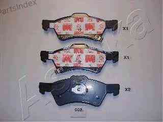 სამუხრუჭე დისკის ხუნდები  hundebi Ashika 50-00-002 თბილისი