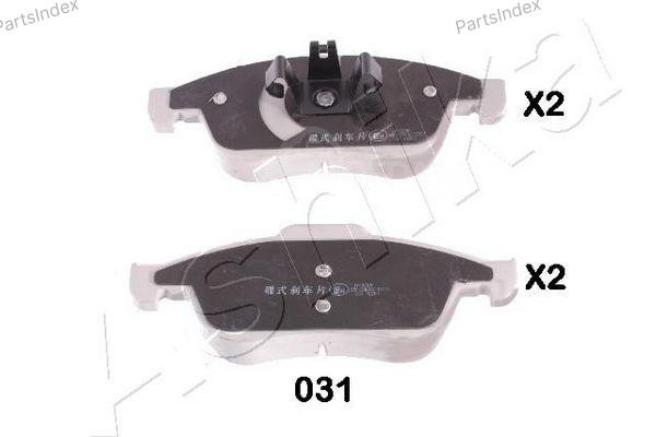 Колодки тормозные дисковые Ashika 50-00-031 Тбилиси - изображение 3