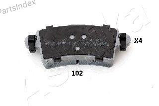 სამუხრუჭე დისკის ხუნდები  hundebi Ashika 51-01-102 თბილისი - photo 1