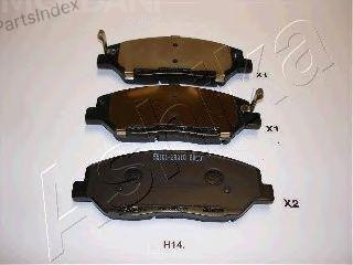 Колодки тормозные дисковые Ashika 50-0H-H14 Тбилиси - изображение 1