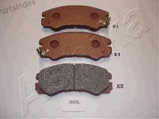 სამუხრუჭე დისკის ხუნდები  hundebi Ashika 50-09-999 თბილისი