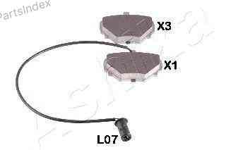 სამუხრუჭე ხუნდები (კომპლექტი) hundebi Ashika 51-0L-L07 თბილისი