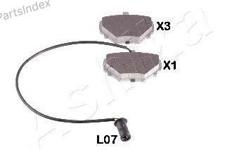 სამუხრუჭე ხუნდები (კომპლექტი) hundebi Ashika 51-0L-L07 თბილისი - photo 1