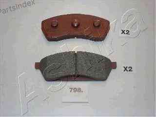 სამუხრუჭე დისკის ხუნდები  hundebi Ashika 50-07-798 თბილისი