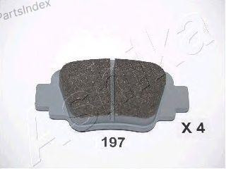 სამუხრუჭე დისკის ხუნდები  hundebi Ashika 51-01-197 თბილისი - photo 1