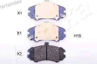 სამუხრუჭე დისკის ხუნდები  hundebi Ashika 50-0H-H15 თბილისი