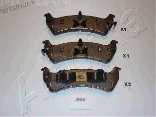 სამუხრუჭე დისკის ხუნდები  hundebi Ashika 51-09-998 თბილისი - photo 1