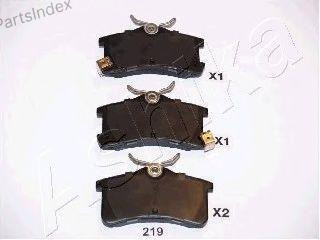 სამუხრუჭე დისკის ხუნდები  hundebi Ashika 51-02-219 თბილისი - photo 1