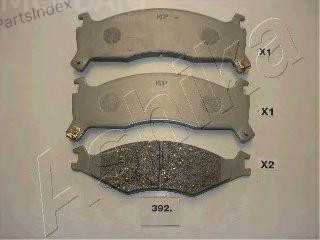 სამუხრუჭე დისკის ხუნდები  hundebi Ashika 50-03-392 თბილისი - photo 1