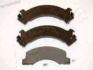 სამუხრუჭე დისკის ხუნდები  hundebi Ashika 50-09-907 თბილისი