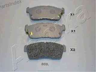 სამუხრუჭე დისკის ხუნდები  hundebi Ashika 50-08-809 თბილისი