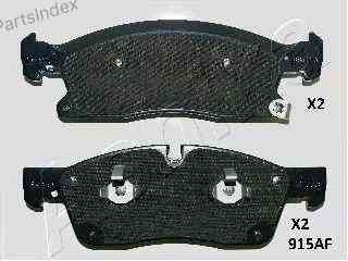 სამუხრუჭე დისკის ხუნდები  hundebi Ashika 50-09-915 თბილისი