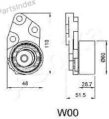 გორგოლაჭი ძრავის ღვედის Ashika 45-0W-000 თბილისი - photo 4