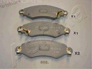 სამუხრუჭე დისკის ხუნდები  hundebi Ashika 50-08-885 თბილისი - photo 1