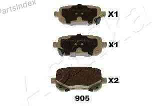 სამუხრუჭე დისკის ხუნდები  hundebi Ashika 51-09-905 თბილისი