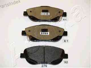 სამუხრუჭე დისკის ხუნდები  hundebi Ashika 50-02-276 თბილისი