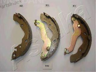 სამუხრუჭე  ბარაბანის ხუნდები tormuzis barabnebi Ashika 55-05-592 თბილისი - photo 1