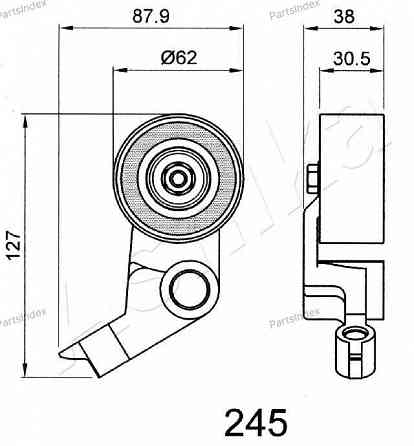 Timing Belt Idler Ashika 45-02-245 Tbilisi