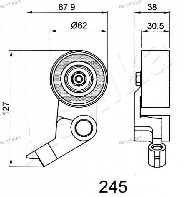 Timing Belt Idler Ashika 45-02-245 Tbilisi - photo 3