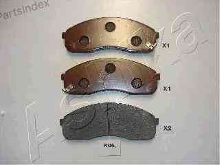 სამუხრუჭე დისკის ხუნდები  hundebi Ashika 50-K0-005 თბილისი