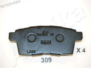 Колодки тормозные дисковые Ashika 51-03-309 Тбилиси - изображение 1