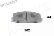 სამუხრუჭე დისკის ხუნდები  hundebi Ashika 51-03-302 თბილისი