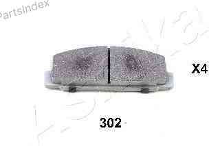 სამუხრუჭე დისკის ხუნდები  hundebi Ashika 51-03-302 თბილისი