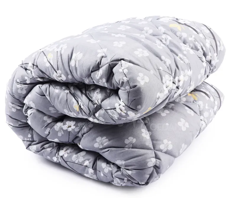 Серое одеяло для двуспальной кровати 190x220 см Тбилиси - изображение 1