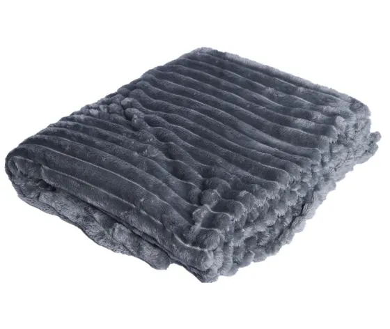 Односпальная кровать в темно-серую клетку Тбилиси