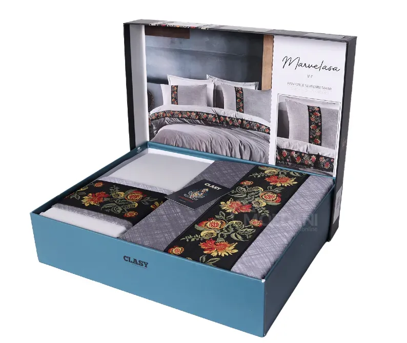 Dark gray decorative quilted bed linen Clasy Tbilisi - photo 1