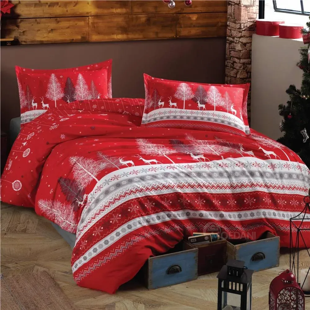 White New Year's bedding set for double bed Clasy Tbilisi - photo 1