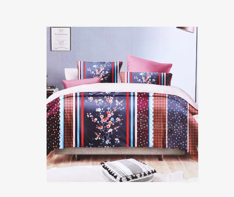 Colorful bed linen with 2 pillowcases is designed for those who want a warm and comfortable environment. Tbilisi - photo 1