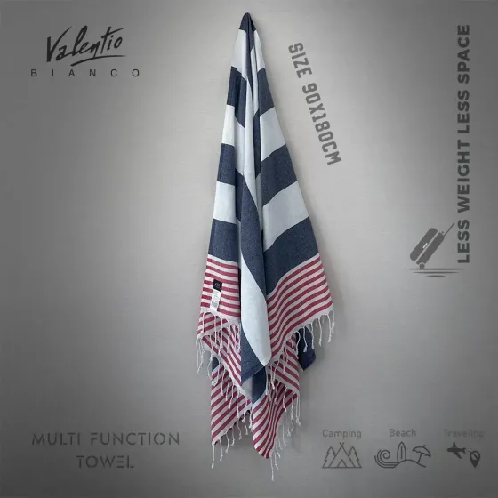 Მულტიფუნქციური პლედი/პირსახოცი 90x180 სმ Vantio Bianco თბილისი