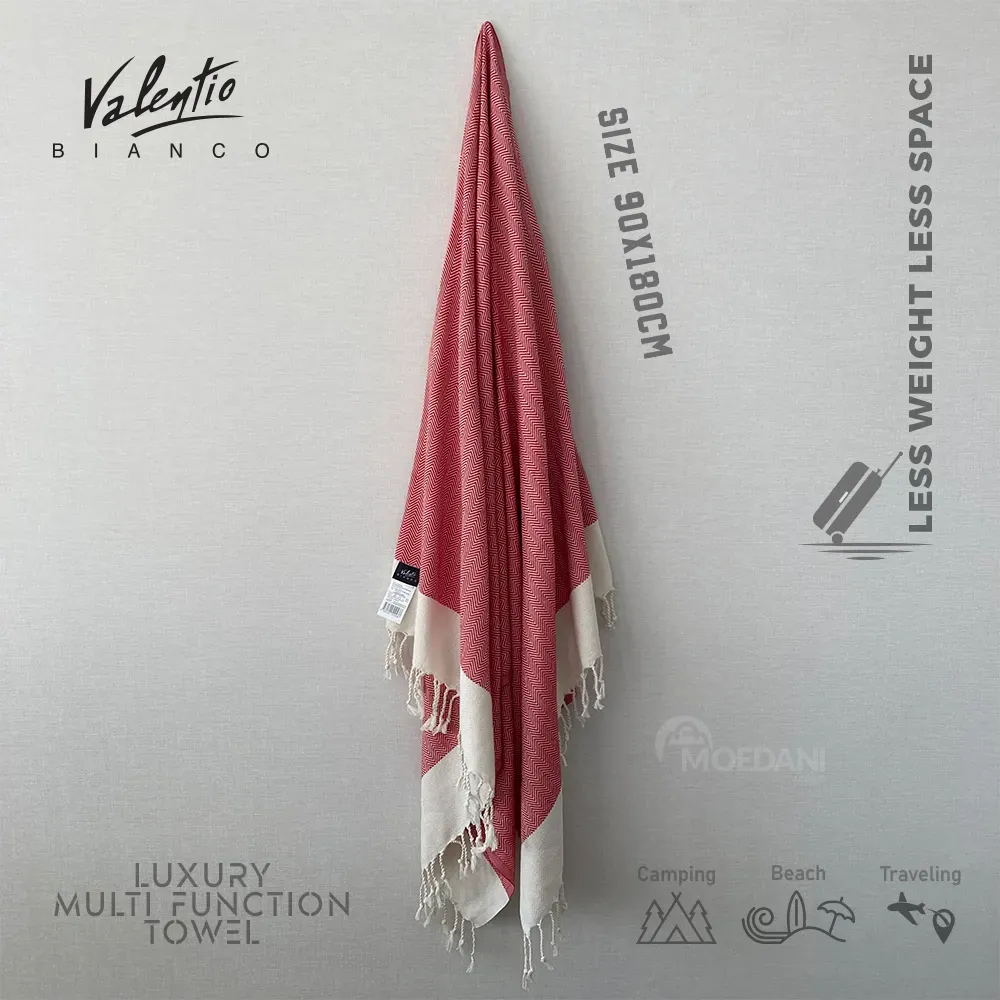 Многофункциональное одеяло/полотенце 90x180 см Vantio Bianco розового цвета Тбилиси - изображение 2