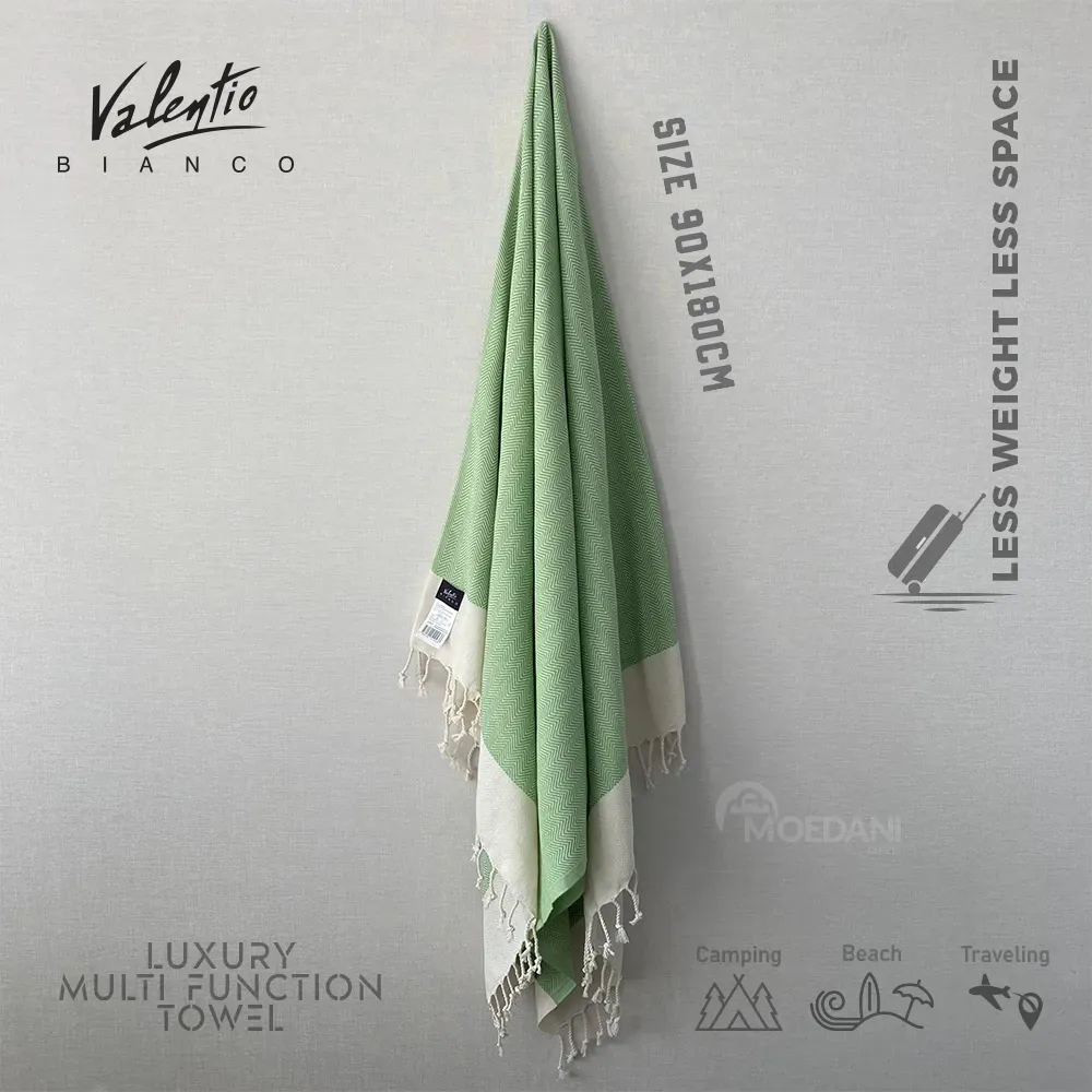 Многофункциональное одеяло/полотенце 90x180 см Vantio Bianco зеленого цвета Тбилиси - изображение 2