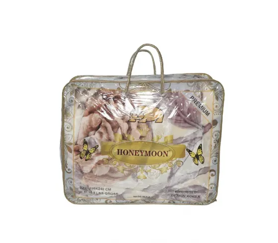 Ლოგინის გადასაფარებელი ორსაწოლიანი სქელი ყავისფერი თბილისი