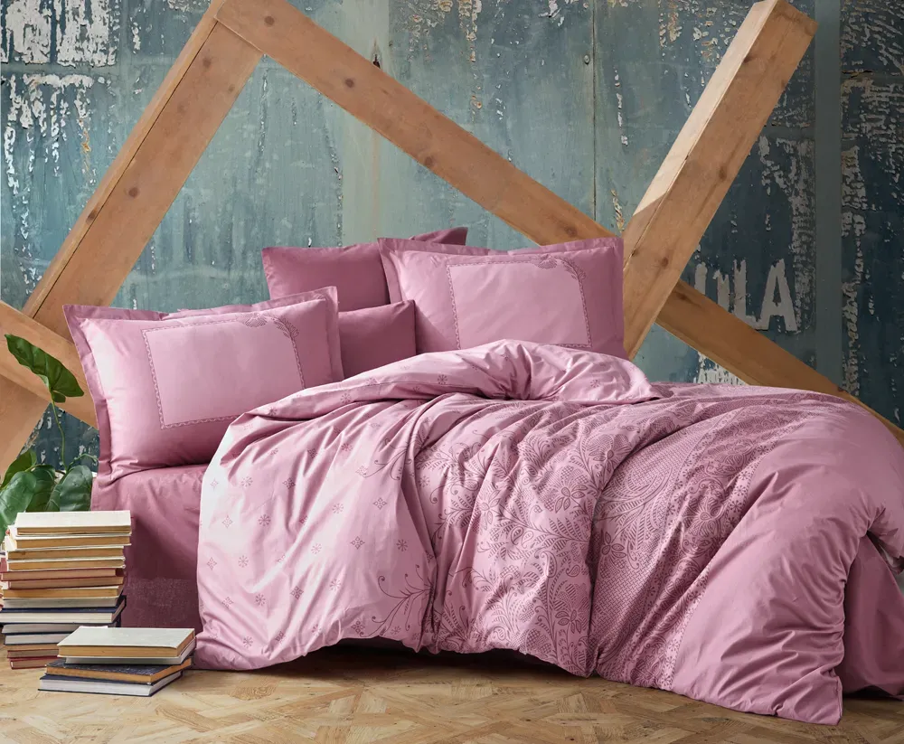 Თეთრეული ერთსაწოლიანი Clasy ფერადი ვარდისფერში თბილისი - photo 1