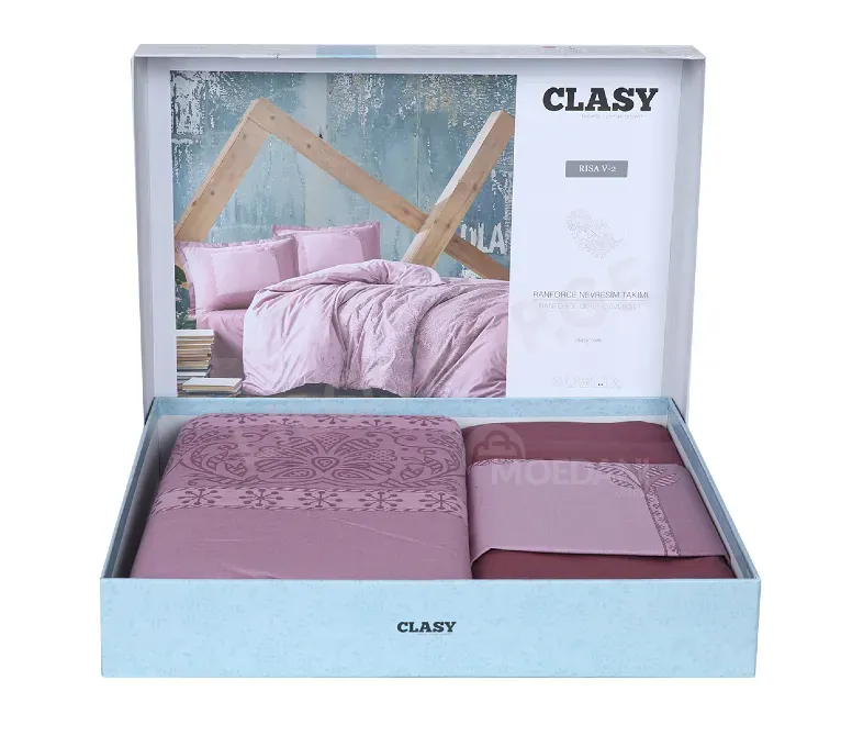 Თეთრეული ერთსაწოლიანი Clasy ფერადი ვარდისფერში თბილისი - photo 2